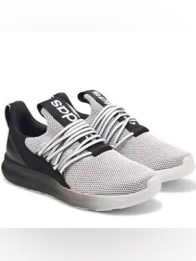 Adidas Athletic Lace-Up Men's Sneakers in White and Black size 13